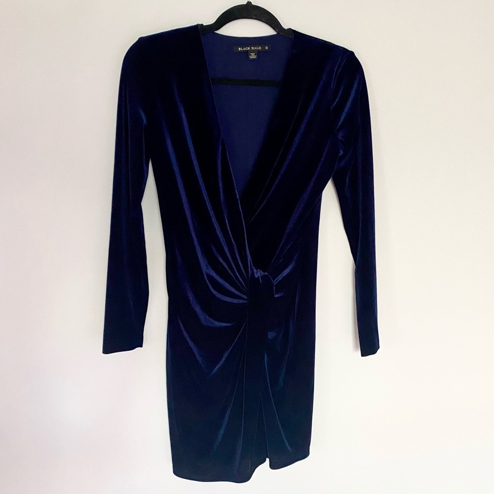 black halo | mini dress